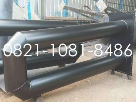 proses fabrikasi asphalt kettle unit